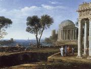 Landscape with Aeneas at Delos Claude Lorrain